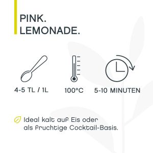 Pink Lemonade, Früchtetee BIO, 125g Beutel