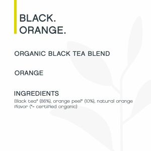 Black Orange, Schwarzer Tee BIO, 125g Beutel